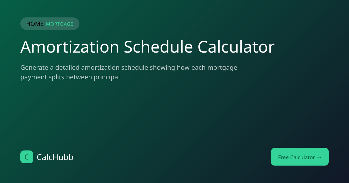 amortization-schedule-calculator-free-2026-calculator-calchubb